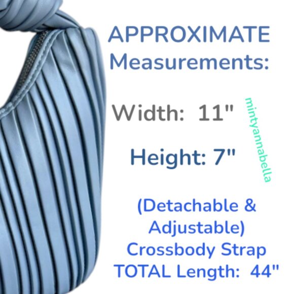 Urban Expressions🆕️Pleated Hobo Silhouette Bag - Picture 4 of 16